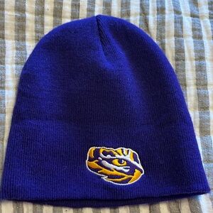 LSU PURPLE beanie